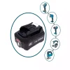 12V 2.0Ah Yhteensopiva akku sopii MAKITA BL1021B - Image 4