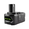 18V 6.0Ah Yhteensopiva akku sopii Ryobi CHD-1801M,CHI-1802M,CHP-1802M,CHV-180L,CHV-18WDM CJS-180L,CJS-180LM,CJSP-1801QEOM,CJSP-180QEO