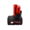 12V 6.0Ah Yhteensopiva akku sopii Milwaukee M12 - Image 2