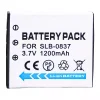 Yhteensopiva akku sopii Samsung SLB-0837 SLB-0737