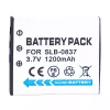 Yhteensopiva akku sopii Samsung SLB-0837 SLB-0737 - Image 2