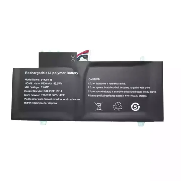 Kannettavan tietokoneen akku 649060-3S