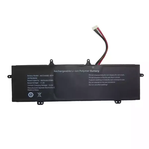 Kannettavan tietokoneen akku AEC546882-3S1P