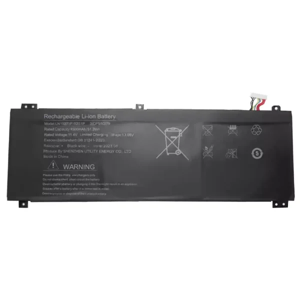 Kannettavan tietokoneen akku U419279PV-3S1P