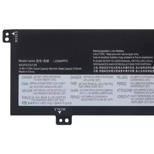 Kannettavan tietokoneen akku LENOVO L22D4PF5 L22C4PF5 L22X4PF5 L22B4PF5 L22M4PF5 - Image 3