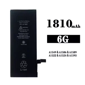 Puhelin Akku 616-0806 sovittaa iPhone 6G /A1549/A1586/A1589/A1522/A1524/A1593