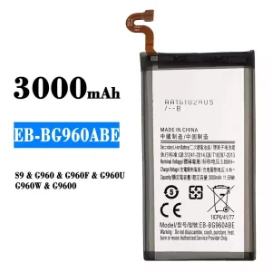 Puhelin Akku EB-BG960ABE sovittaa Samsung S9 SM-G9600/DS/G960/G960F/G960U/G960W