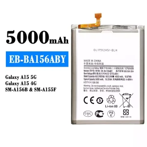 Puhelin Akku EB-BA156ABY sovittaa Samsung Galaxy A15 5G/Galaxy A15 4G