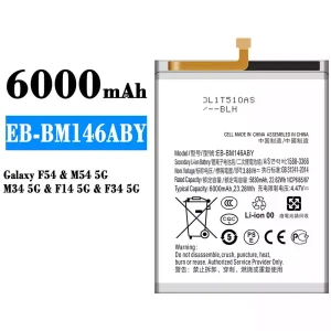 Puhelin Akku EB-BM146ABY sovittaa Samsung Galaxy F54/M54 5G/M34 5G/F14 5G/F34 5G