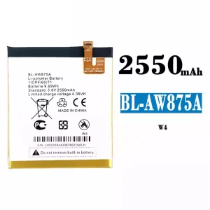Puhelin Akku BL-AW875A sovittaa Tecno W4