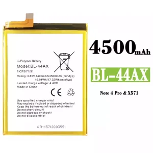 Puhelin Akku BL-44AX sovittaa Infinix Note 4 Pro