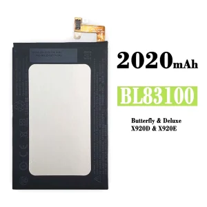 Puhelin Akku BL83100 sovittaa HTC Butterfly