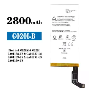 Puhelin Akku G020I-B sovittaa Google Pixel 4