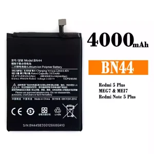 Puhelin Akku BN44 sovittaa Xiaomi Redmi 5 Plus / Redmi Note 5 Plus