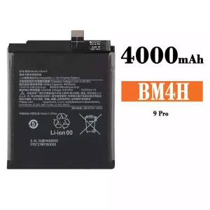 Puhelin Akku BM4H sovittaa Xiaomi 9 pro