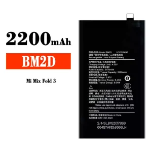 Puhelin Akku BM2D sovittaa Xiaomi Mi Mix Fold 3