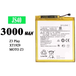 Puhelin Akku JS40  sovittaa Motorola Moto Z3 / Moto Z3 play