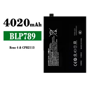 Puhelin Akku BLP789 sovittaa OPPO Reno 4 5G
