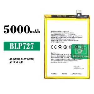 Puhelin Akku BLP727 sovittaa OPPO A5 2020 / A9 2020 / A11X / A11