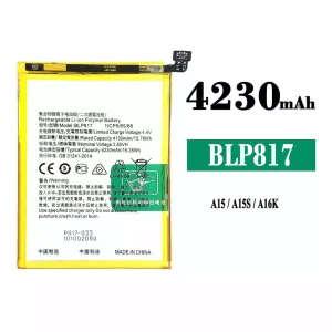 Puhelin Akku BLP817 sovittaa OPPO A15 /A15S /A16K