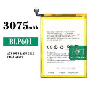 Puhelin Akku BLP601 sovittaa OPPO A53 2015/A59 2016/F1S