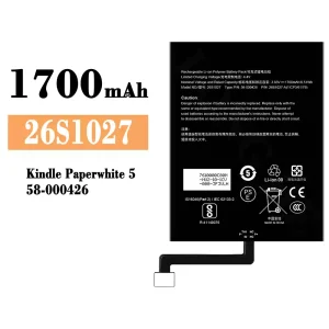 Puhelin Akku 26S1027 sovittaa Amazon Kindle Paperwhite 5