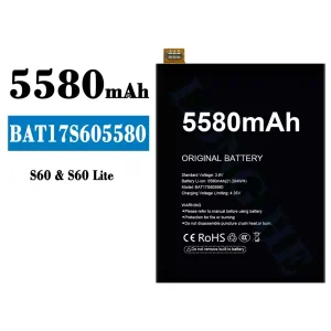 Puhelin Akku BAT17S605580 sovittaa Doogee S60/S60 Lite