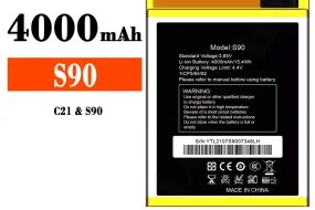 Puhelin Akku S90 sovittaa Oukitel C21