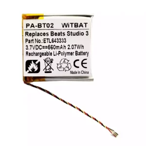 Kuulokkeiden akku Beats Solo AEC643333,ETL643333