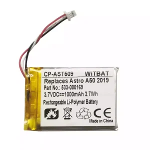 Kuulokkeiden akku Astro SP623441,533-000169,533-000191