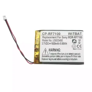 Kuulokkeiden akku Sony BP-HP1200,MDR-DS7000,MDR-RF7000,MDR-RF7100 SL00131-1