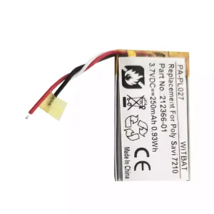 Kuulokkeiden akku Plantronics Savi 7210,Savi 7220,S7210T,S7220T