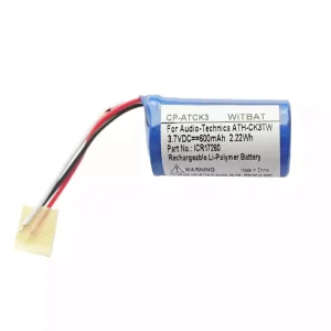 Kuulokkeiden akku Audio-Technica ATH-CK3TW latauskotelo,ICR17280