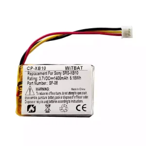 kaiuttimen akku Sony SRS-XB100,SRS-XB10,SRS-XB12,WH-L600,Logitech S100