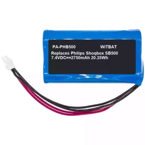kaiuttimen akku Philips ShoqBox SB500
